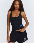 LABEL TANK TOP BLACK