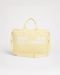 GATED COMMUNITY CANVAS SHOPPER BAG BUTTER YELLOW