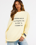 VINTAGE LOGO LONGSLEEVE T-SHIRT BUTTER YELLOW