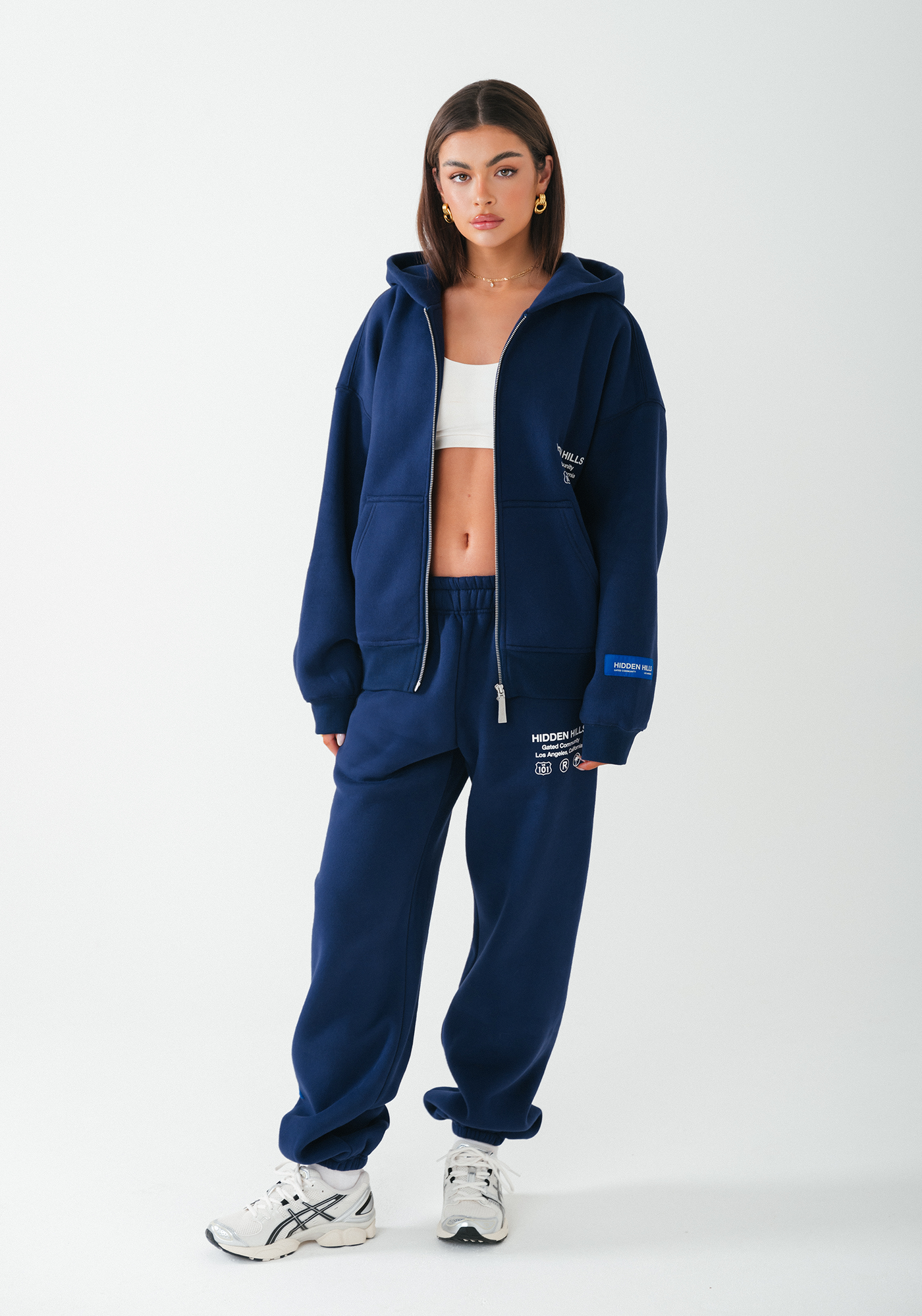 LABEL SWEATPANTS NAVY