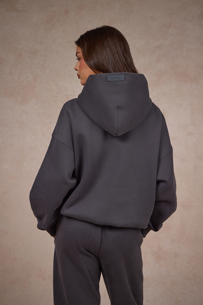 BASICS HOODIE DUNKELGRAU