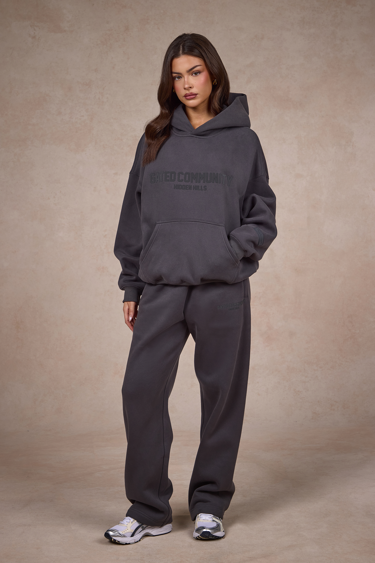 BASICS HOODIE DUNKELGRAU