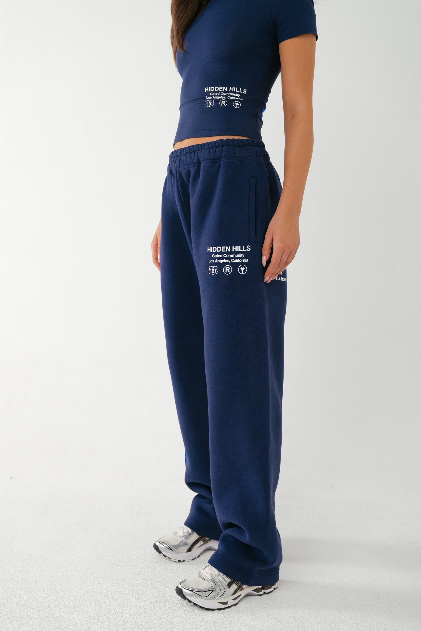LABEL GERADES BEIN SWEATPANTS NAVY