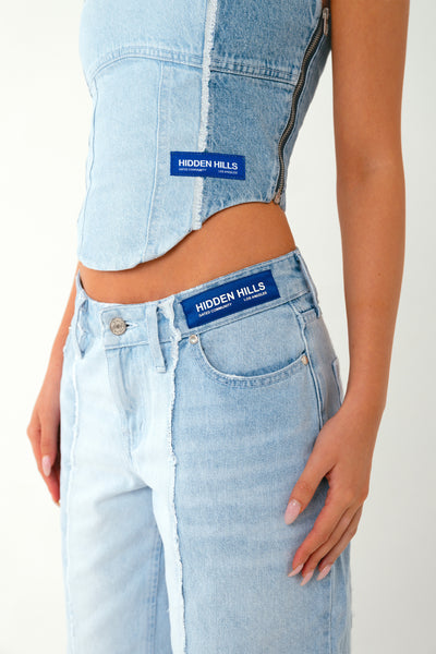 ÜBERARBEITETE JEANS