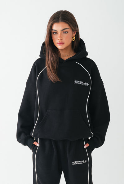 TECH LINE HOODIE SCHWARZ