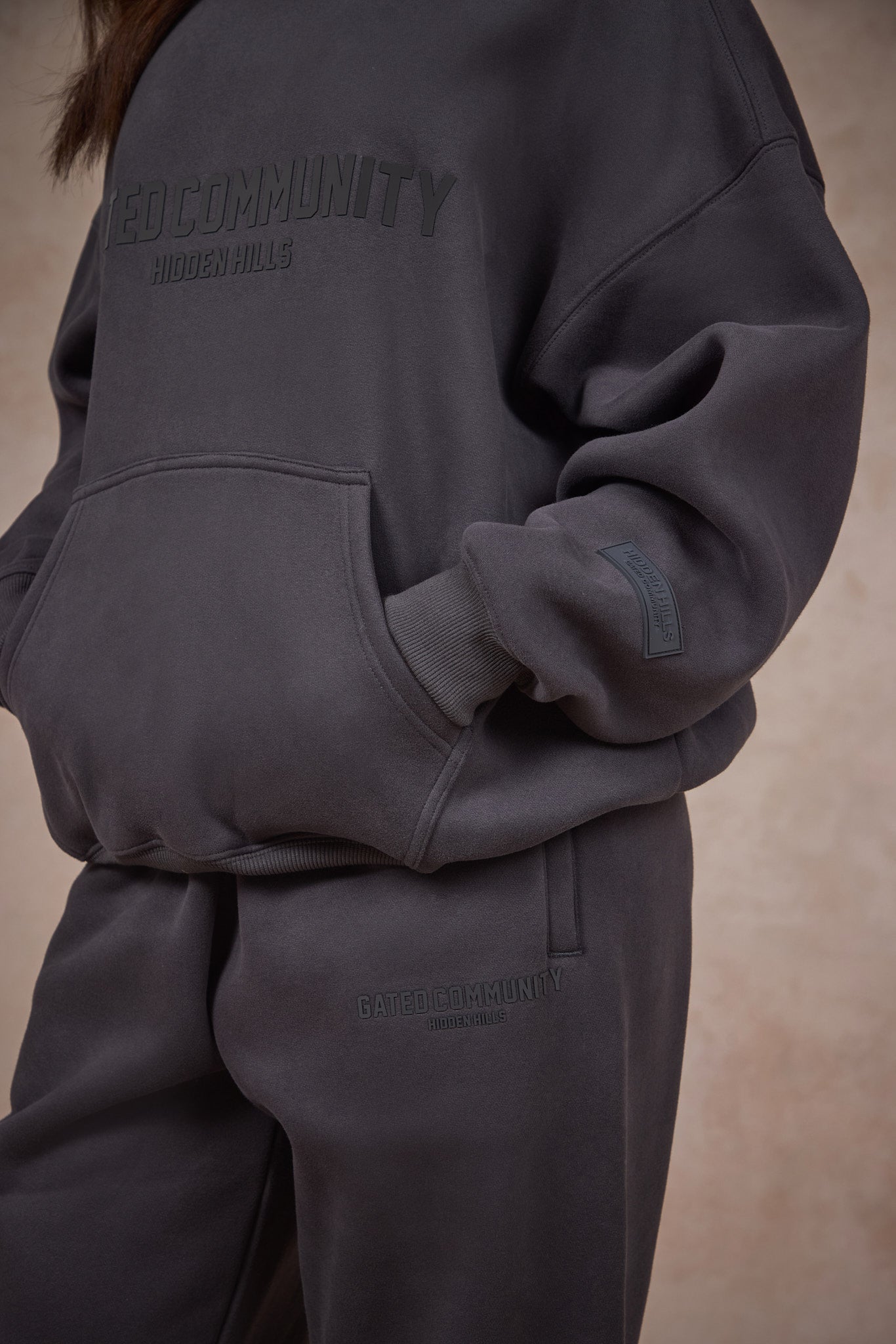 BASICS HOODIE DARK GREY