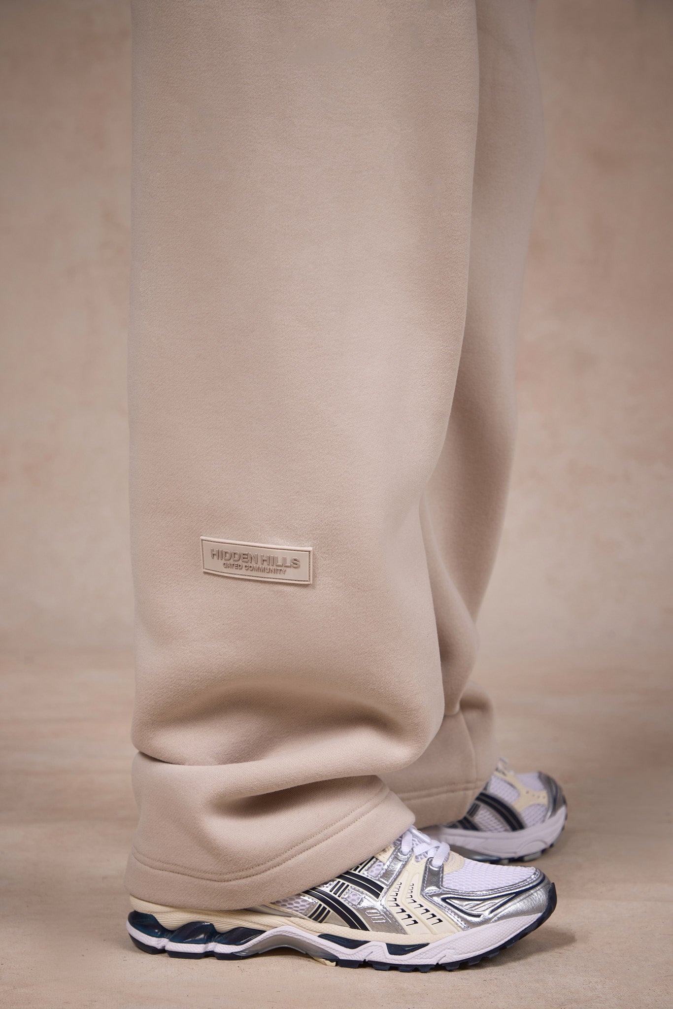 BASICS STRAIGHT LEG SWEATPANTS SAND