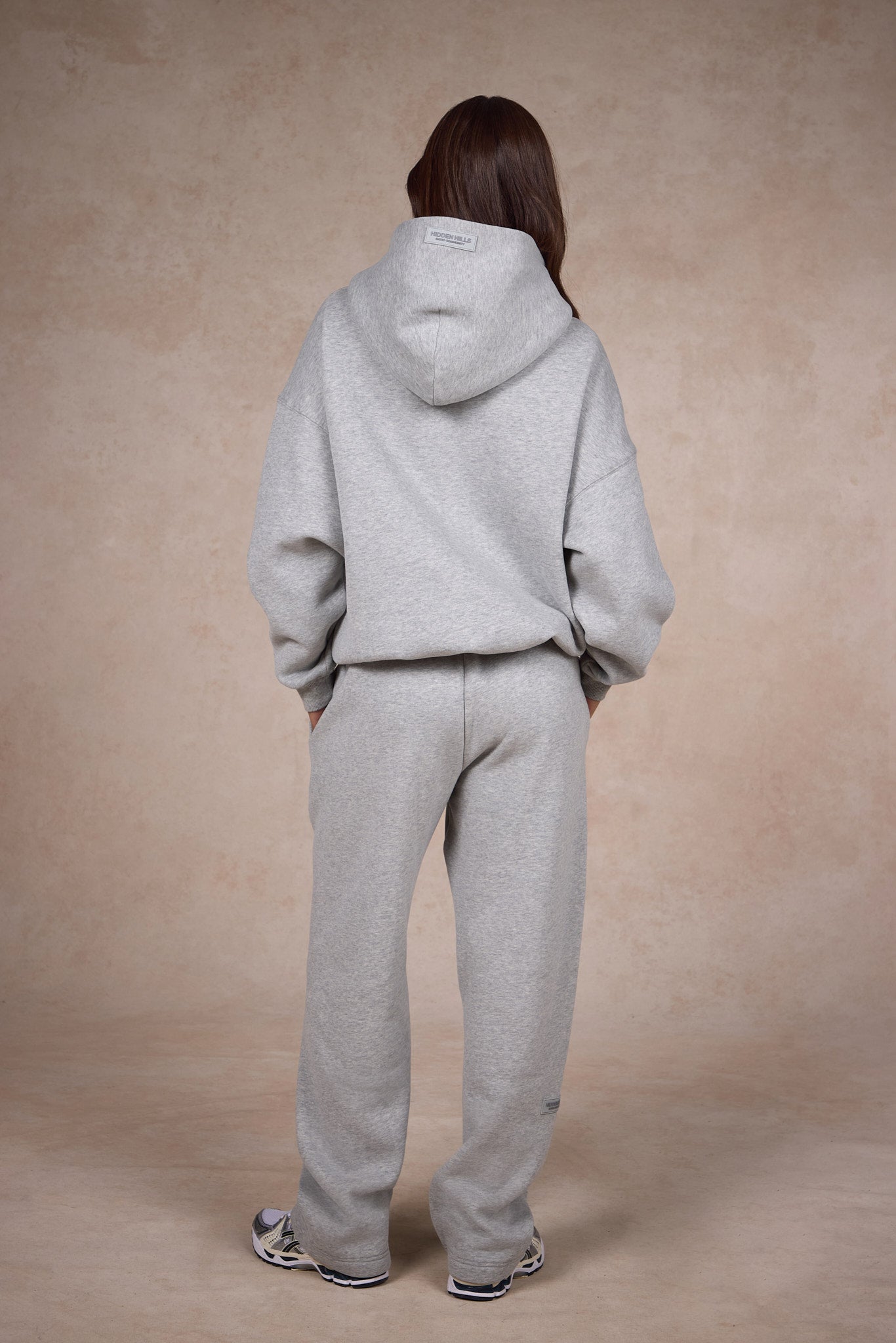 BASICS STRAIGHT LEG SWEATPANTS MEDIUM GRAY