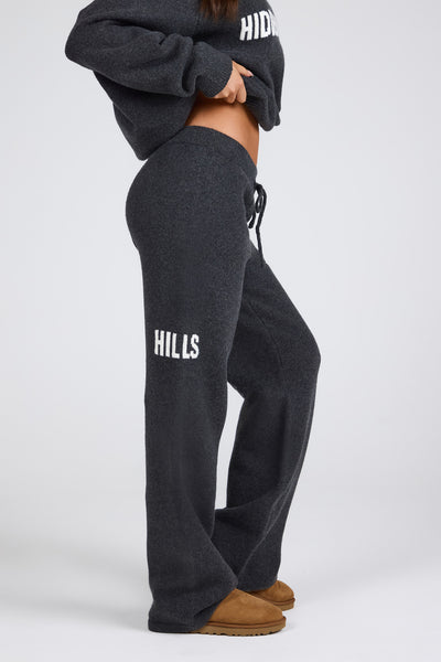 KNIT SWEATPANTS DARK GREY