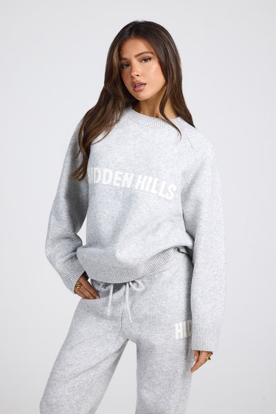 KNIT SWEATER LIGHT GREY