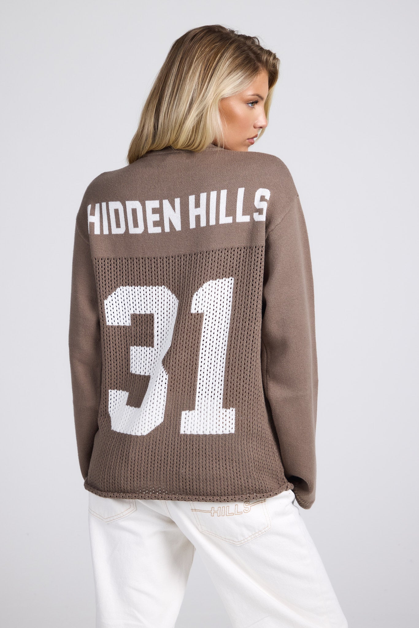 KNIT LONGSLEEVE JERSEY TAUPE