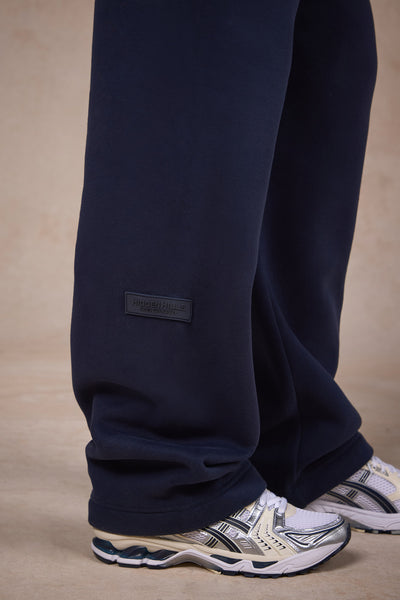 BASICS STRAIGHT LEG SWEATPANTS NAVY