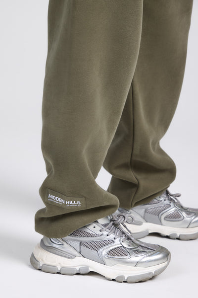 LABEL STRAIGHT LEG SWEATPANTS SAGE