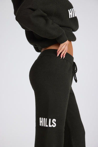 KNIT SWEATPANTS DARK GREEN