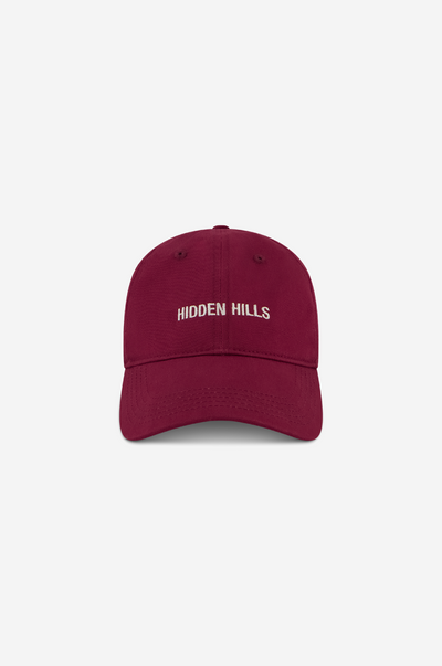 EMBROIDERY LOGO CAP BURGUNDY