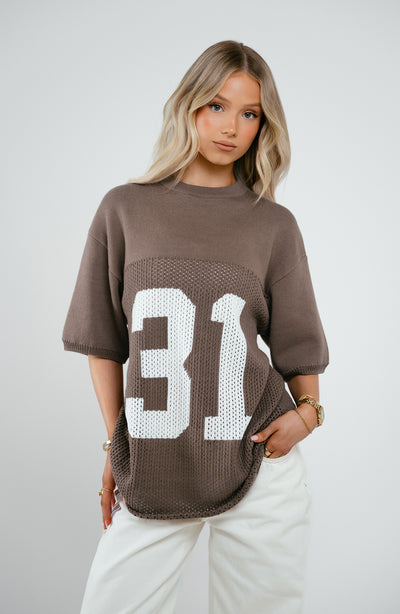 KNIT JERSEY TAUPE