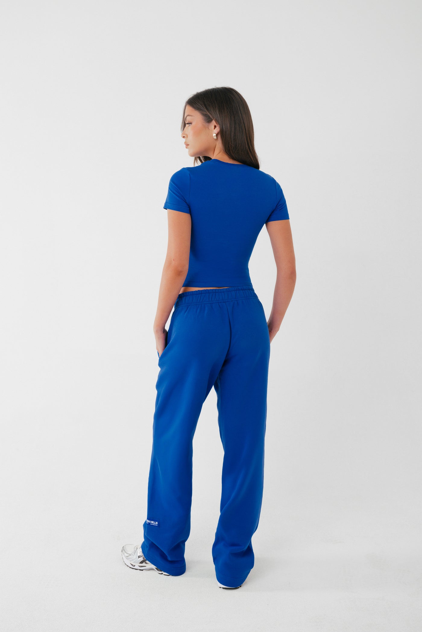 EMBOSSED T-SHIRT ROYAL BLUE