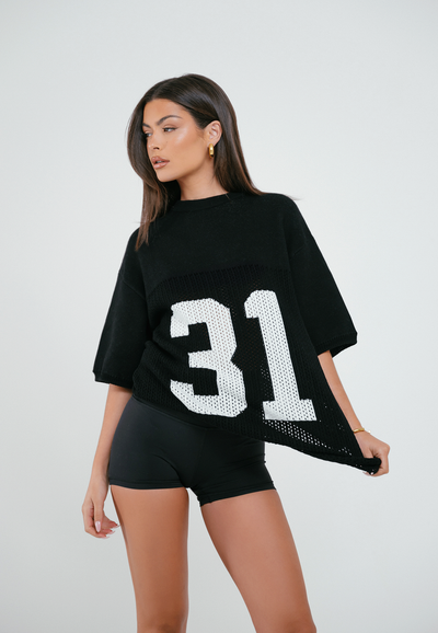 KNIT JERSEY BLACK