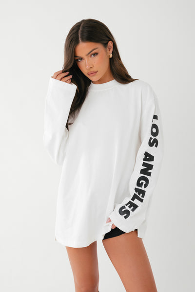 LONGSLEEVE T-SHIRT WHITE