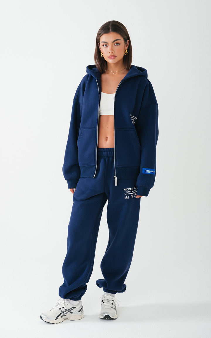 トップス thehighlights sweat' ink navy Sport-Tek Sport-Wick Fleece Full-Zip Hooded Jacket | Product