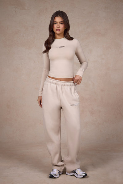 BASICS LONGLEEVE TOP SAND