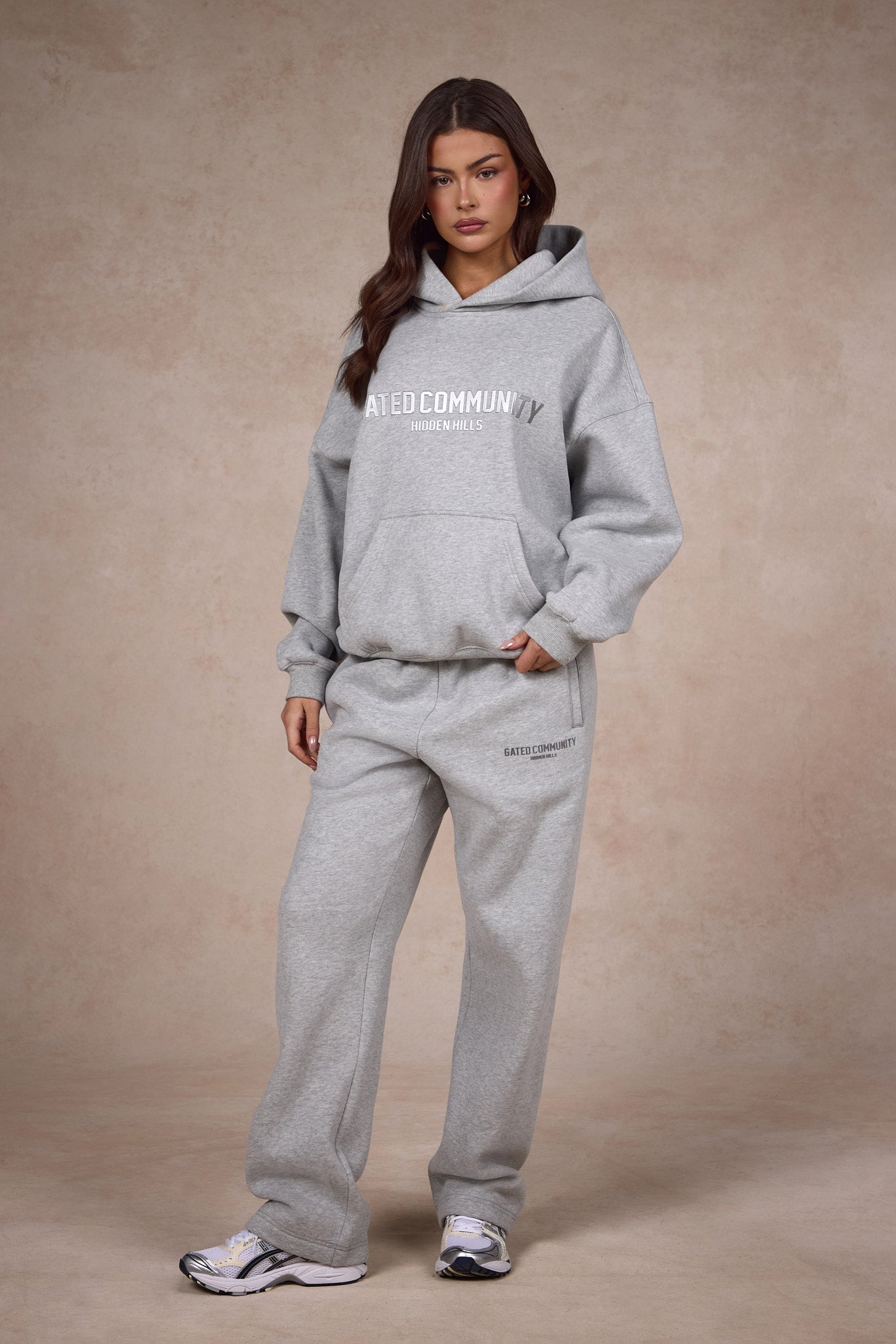 BASICS HOODIE MEDIUM GREY