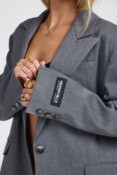 BLAZER EMBOSSÉ BLACK LABEL GRIS