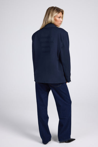 BLAZER GAUFRÉ BLUE LABEL NAVY