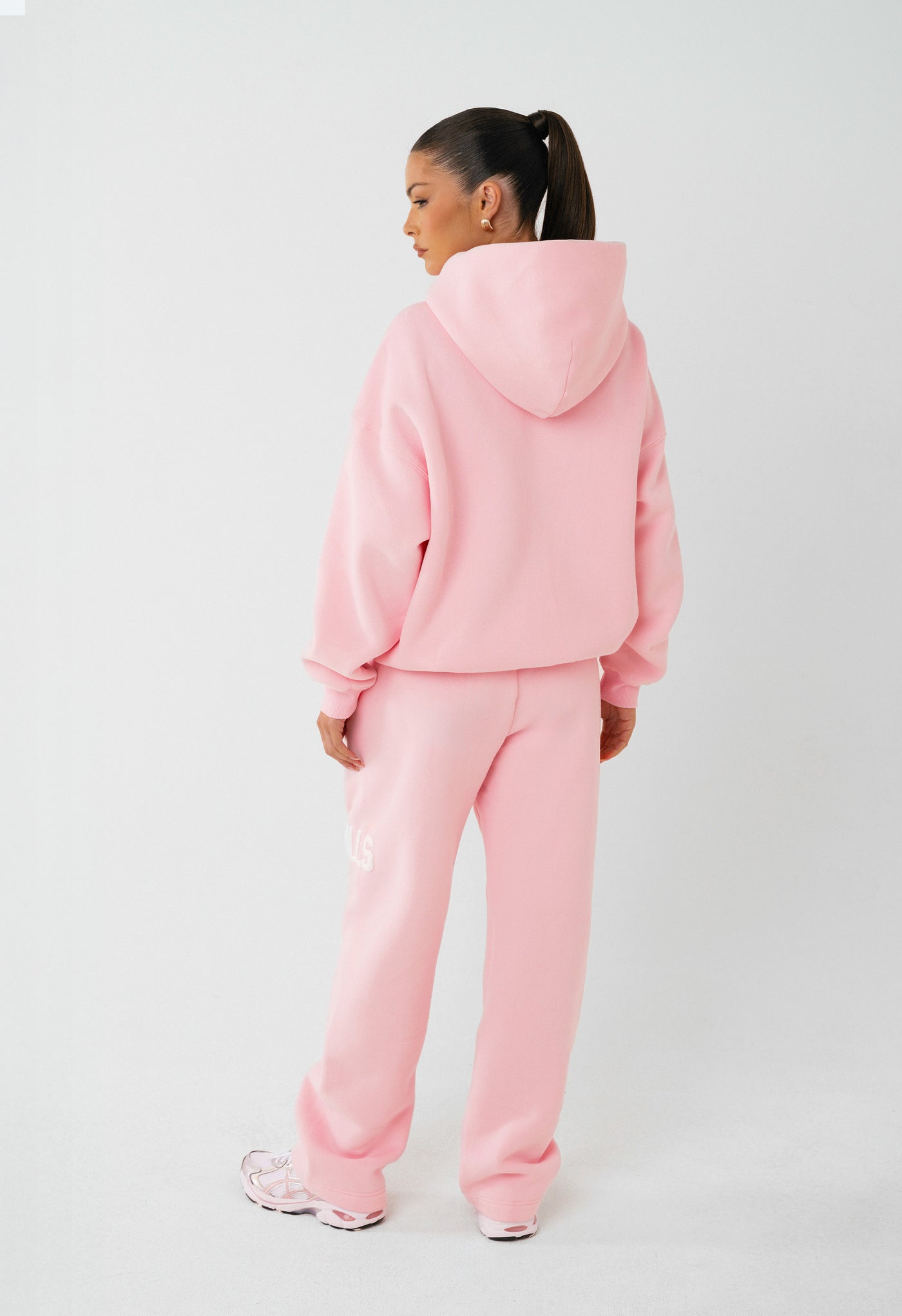 GATED COMMUNITY PANTALON DE SURVÊTEMENT À JAMBE DROITE ROSE CLAIR